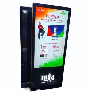 Advertising 43 Inch LCD Display Screen Standee